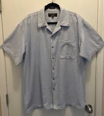 Details About Canyon Guide Mens Rugged Cotton Short Sleeve Button Up Shirt Blue Plaid Size Xl