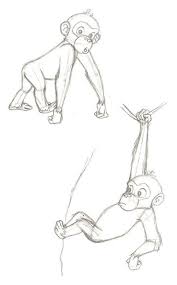 Chimp Sketches Monkey Art Monkey Illustration Monkey Drawing