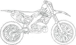 Each coloring page represents a brand and a specific dirt bike model. Dirt Bike Sketch At Paintingvalley Com Explore Collection Of Dirt Bike Sketch