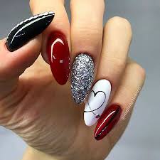 25 Red And Silver Nails Nail Art Designs 2020 This look is totally romantic and ideal for any occasion from christmas to valentine's day!