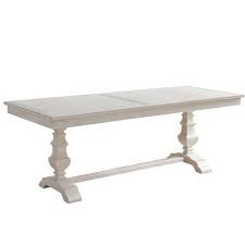 Bradding natural stonewash 84 dining table. Bradding Rain White Trestle Dining Table