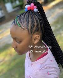 Excellent ideas of braids with the combination of short haircuts and blonde hair colors in 2018. Pin By Nikki On Little Diva Hair Styles Girls Braids Kids Hairstyles