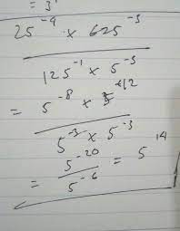 Jadi akar dari 625 itu sama aja seperti berapaxberapa yang hasilnya 625 jawabannya 25 karena 25x25=625 kl. Hasil Dari 25 Pangkat 4 X 625 Pangkat 3 Per 125 Pangkat 1 X 5 Pangkat 3 Brainly Co Id