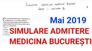 Rezultate admitere medicina umf bucureşti 2019. Simulare Admitere Medicina Generala Bucuresti Mai 2019 Rezolvare Youtube