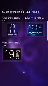02/08/2021 · samsung clock is an alarm clock that samsung devices come installed with by default. Galaxy S9 Plus Digital Clock Widget For Android Apk Download