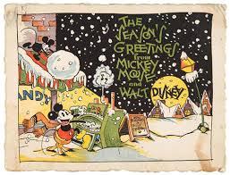 A Look Back At Disney Corporate Christmas Cards The Walt Disney Company Disney Christmas Cards Disney Christmas Disney Cards