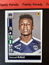 Samuel Kalu 69 Burgundy Image Sticker Panini Foot France Ligue 1 2018 2019  | eBay
