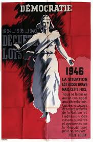 Democratie 1946 Laurey Marcel Marianne Republique Democratie Paris Photo