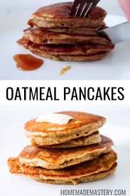 Healthy Breakfasts Banana In 2020 Healthy Breakfast Recipes Easy Oatmeal Pancakes Healthy Pancake Recipes