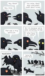 The Raven And The Crow Crow Raven Cute Animal Memes