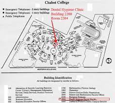Chabot College Campus Map Chabot College Dental Hygiene Program: Chabot Campus Map