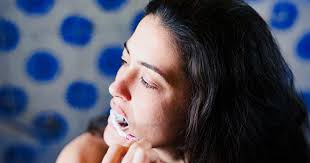Image result for Physical injury red spots roof of mouth