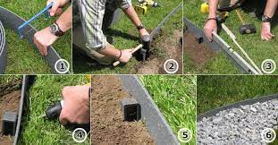 prachtige tuinafboording met ecolatten en ecopics groenvoorziening voortuin tuin aanleggen tuin