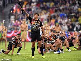 Latrell mitchell has hit back at criticism of his appearance in an nrl ad campaign. Freedomroo Spine Tingling Moment Maori All Stars Stun With A Haka Before The Indigenous Side Responds In Kind Australiannewsreview