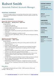 3,614 account manager pos job vacancies on jobsora. Patient Accounts Manager Resume Samples Qwikresume