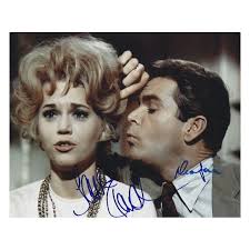 Jane FONDA & Dean JONES Autograph