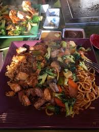 Maybe you would like to learn more about one of these? Hibachi Chicken And Steak With Half Fried Rice And Half Noodles Picture Of Sushi Yoshi Lake George Tripadvisor