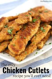 Chicken Cutlets Chicken Cutlet Recipes Chicken Cutlets Baked Chicken Cutlets