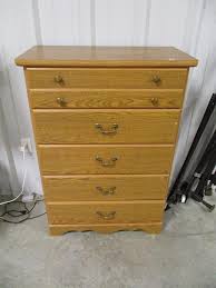 30w x 17d x 50h. Sold 5 Drawer Bedroom Clothes Dresser In Great Shape Value Auction Barn