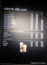 Introducing Costa Ice Shaken By Costa Coffee Sindhujp
