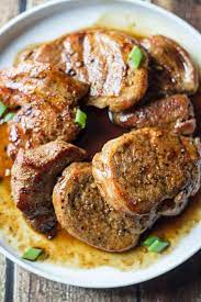 The pork loin is brined and then cooked at 80c. Easy Pork Medallions With Maple Balsamic Sauce The Wanderlust Kitchen