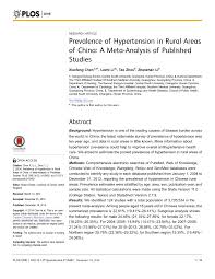 Epidemiologic Assessment Of The Role Of Blood Pressure In