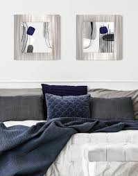 The range wall art, debenhams wall art. Framed Print Navy Tumbles I Silver Wall Art Contemporary Art Uk