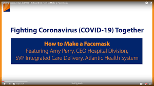 How to sew a simple face mask with filter pocket. Make A Facemask To Donate Covid 19 Atlantic Health System