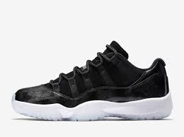 Air Jordan 11 Retro Low Black Metallic Silver Summer 2017 2 Air Jordan Shoes Air Jordans Sneakers Men Fashion
