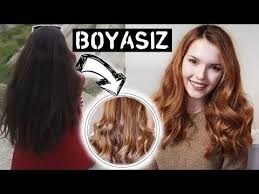 Saclarimin Rengini Boyasiz Nasil Actim Youtube 2020 Sac Sac Maskeleri Sac Rengi