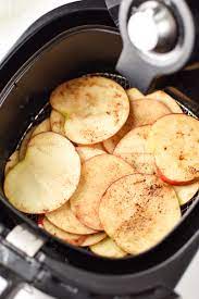 2) stir together cinnamon and salt in a mixing bowl. How To Make Apple Chips In An Air Fryer Project Meal Plan
