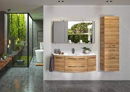 Magasin meuble salle de bain. Meuble De Salle De Bains Simple Vasque L 129 X H 48 2 X P 48 3 Cm Effet Chene F Leroy Merlin