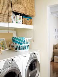 10 Surprising Ways To Reuse Old Bamboo Blinds The Finishing Touch Hidden Laundry Hidden Laundry Rooms Bamboo Blinds