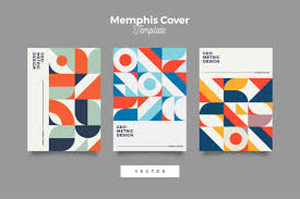 Download Retro Geometric Cover Design Template Graphic By Novendi88 Creative Fabrica SVG Cut Files