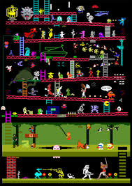 Wish I Could Find A Poster Like This Or Maybe Make A Mural Retro Video Games Classic Video Games Retro Arcade Games