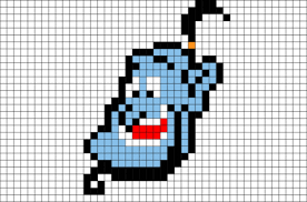 Aladdin Genie Pixel Art Pixel Art Pixel Art Grid Pixel Art Characters