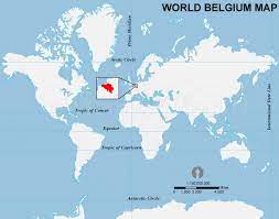 Differences between a political and physical map. Belgium Location Map Location Map Of Belgium