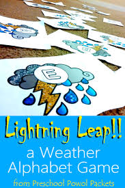 In this activity, children will let their imagination run wild as they design and build a new planet in the solar system. Lightning Leap Weather Alphabet Activity With Free Printable Preschool Powol Packets