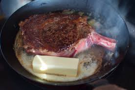Butter Basted Cowyboy Rib Eye Grillinfools Recipe Steak Recipes Stove Steak On Stove Ribeye Steak