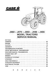 case ih jx90 tractor service repair manual