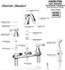 american standard sink faucet parts