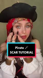 Pirate Costume Makeup Scars