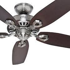 We aim to make it easy for our customers to find ceiling fan repair parts and replacement parts to get their fans up and running again. Hunter Fan 52 Inch Ceiling Fan In Brushed Nickel With Brazilian Cherry Reversible Fan Blades Renewed Buy Online In Brunei At Brunei Desertcart Com Productid 41165761