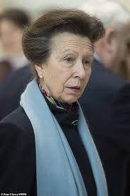 Princess Anne looks chic in navy