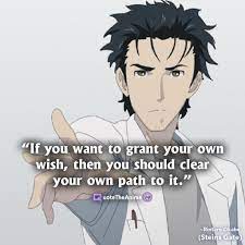 Great memorable quotes and script exchanges from the steins;gate movie on quotes.net. 7 Brilliant Steins Gate Quotes Images