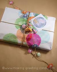 Greeting cards made personally, share a positive message and have emotional value whereas printed cards don't. Creative Gift Wrapping Ideas