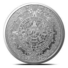 Aztec 1oz 999 Silver Bullion Collectors Piece Etsy In 2020 Silver Bullion Gold Bullion Coins Silver Bars