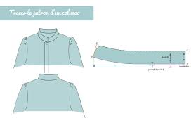 Chemise homme col mao 100% chanvre nouveaux coloris ! Tracer Le Patron D Un Col Mao Ou Officier Petit Citron