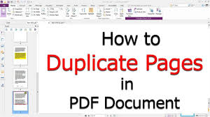 How To Duplicate Pages In A Pdf Document In Foxit Phantompdf Documents Pdf Page