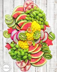 Start New Week With Fresh Fruit Wish You A Wonderful Week Vegan Friuts Fruitarian Glutenfree Plantbased Dragon Fruit Platter Vegan Living Fresh Fruit